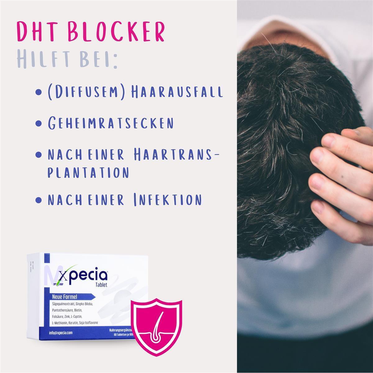 Xpecia für Männer – DHT-Blocker gegen Haarausfall