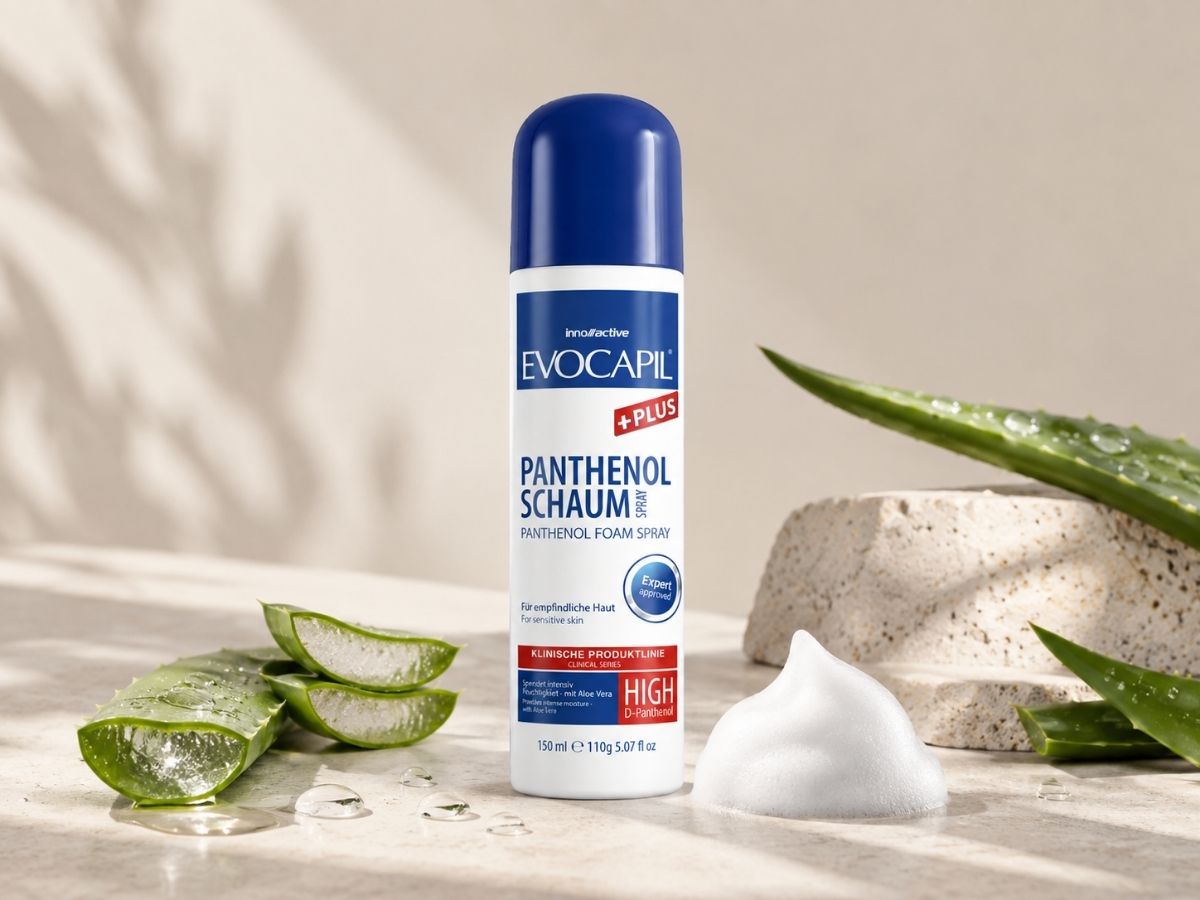 Mit Panthenol und Aloe Vera