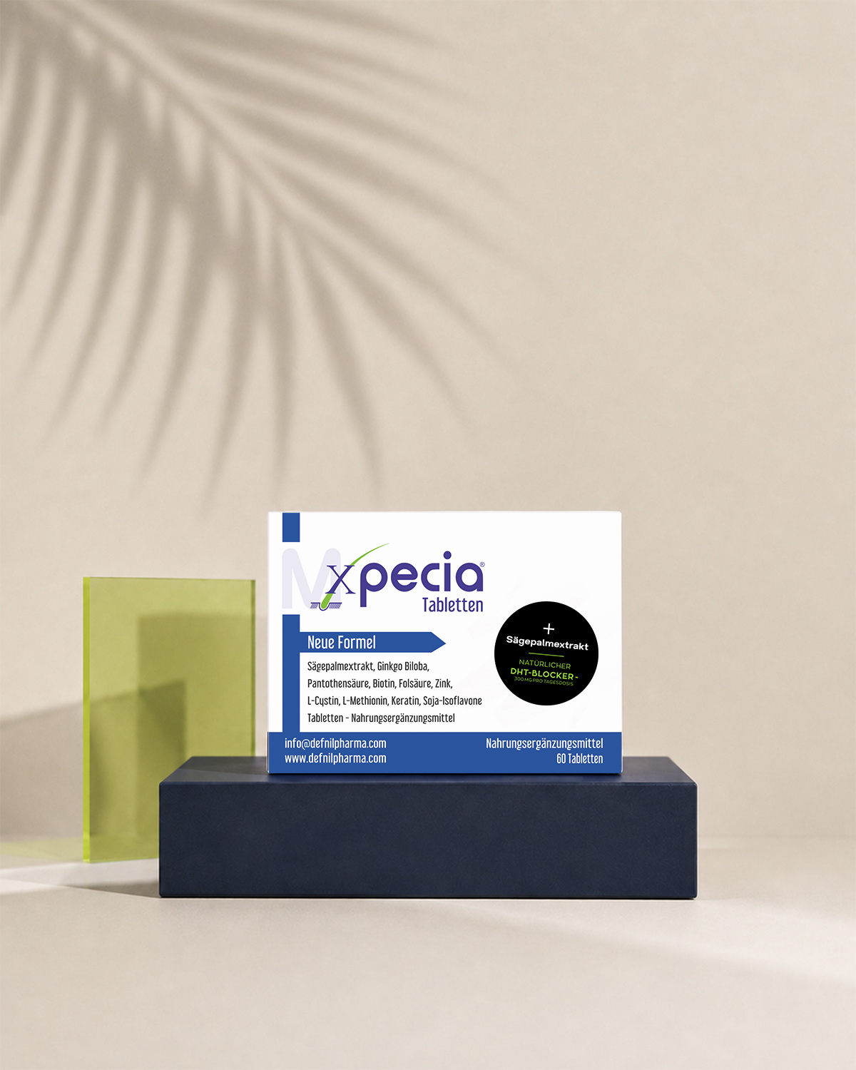 Xpecia Tabletten für Männer – Natürlicher DHT-Blocker gegen Haarausfall