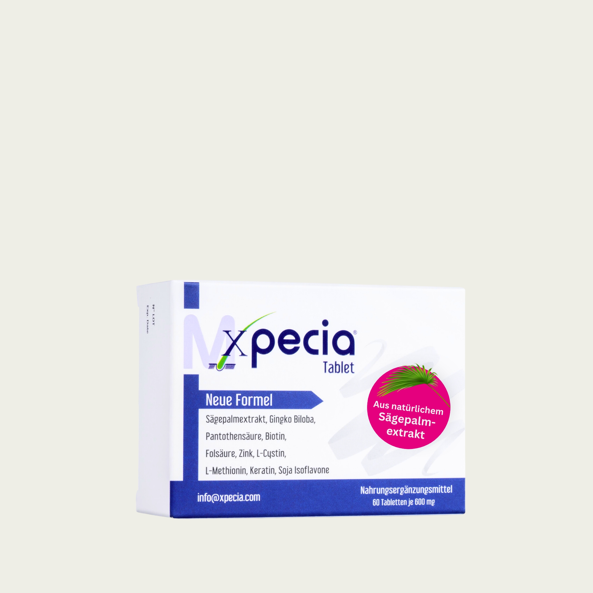 Xpecia Tabletten für Männer – Natürlicher DHT-Blocker gegen Haarausfall - 1 Stück