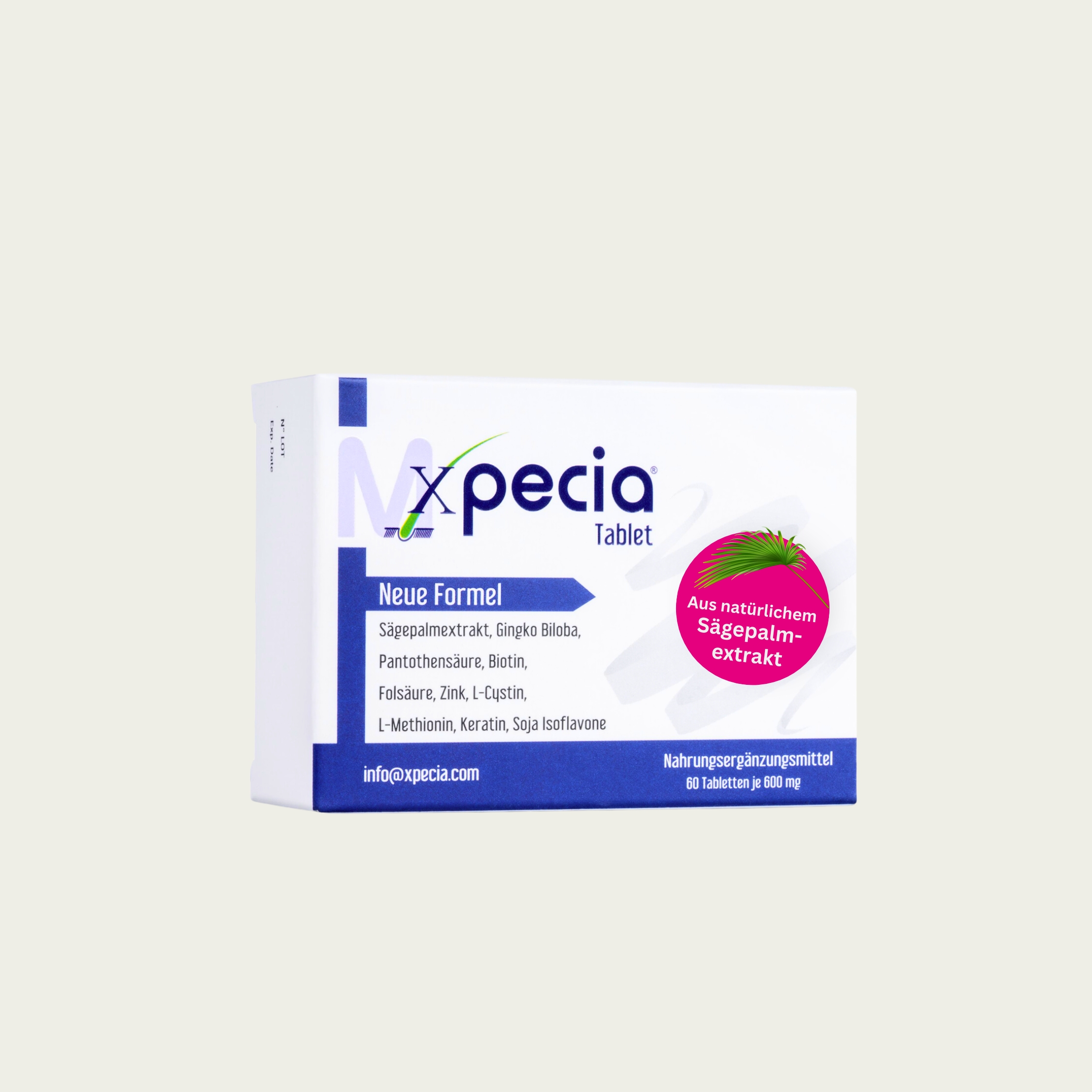 Xpecia Tabletten für Männer – Natürlicher DHT-Blocker gegen Haarausfall