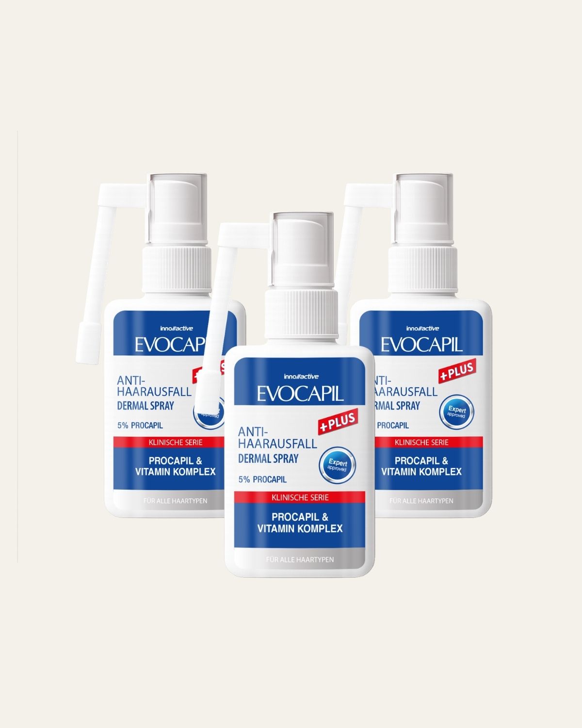 Evocapil Spray Anti-Caduta +Plus, set da 3 (3x 60 ml)
