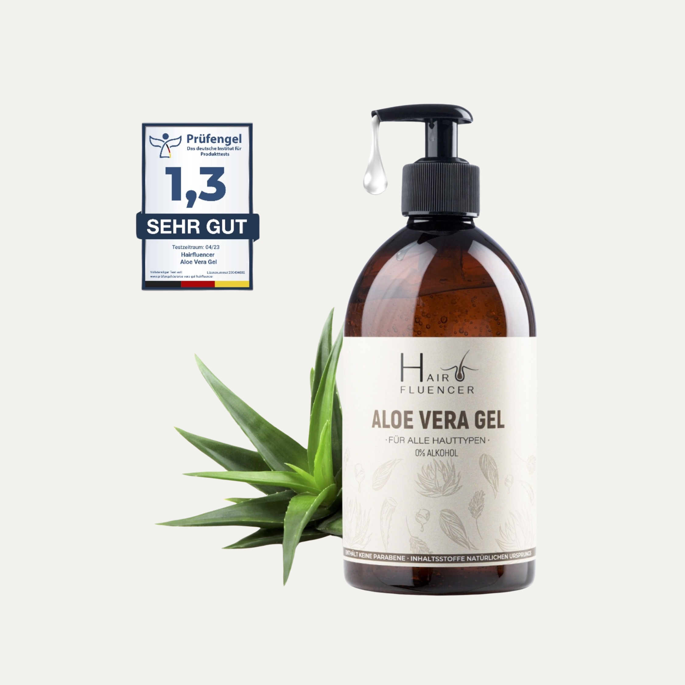 Hairfluencer Aloe Vera Gel aus 100% Blattsaft 250ml