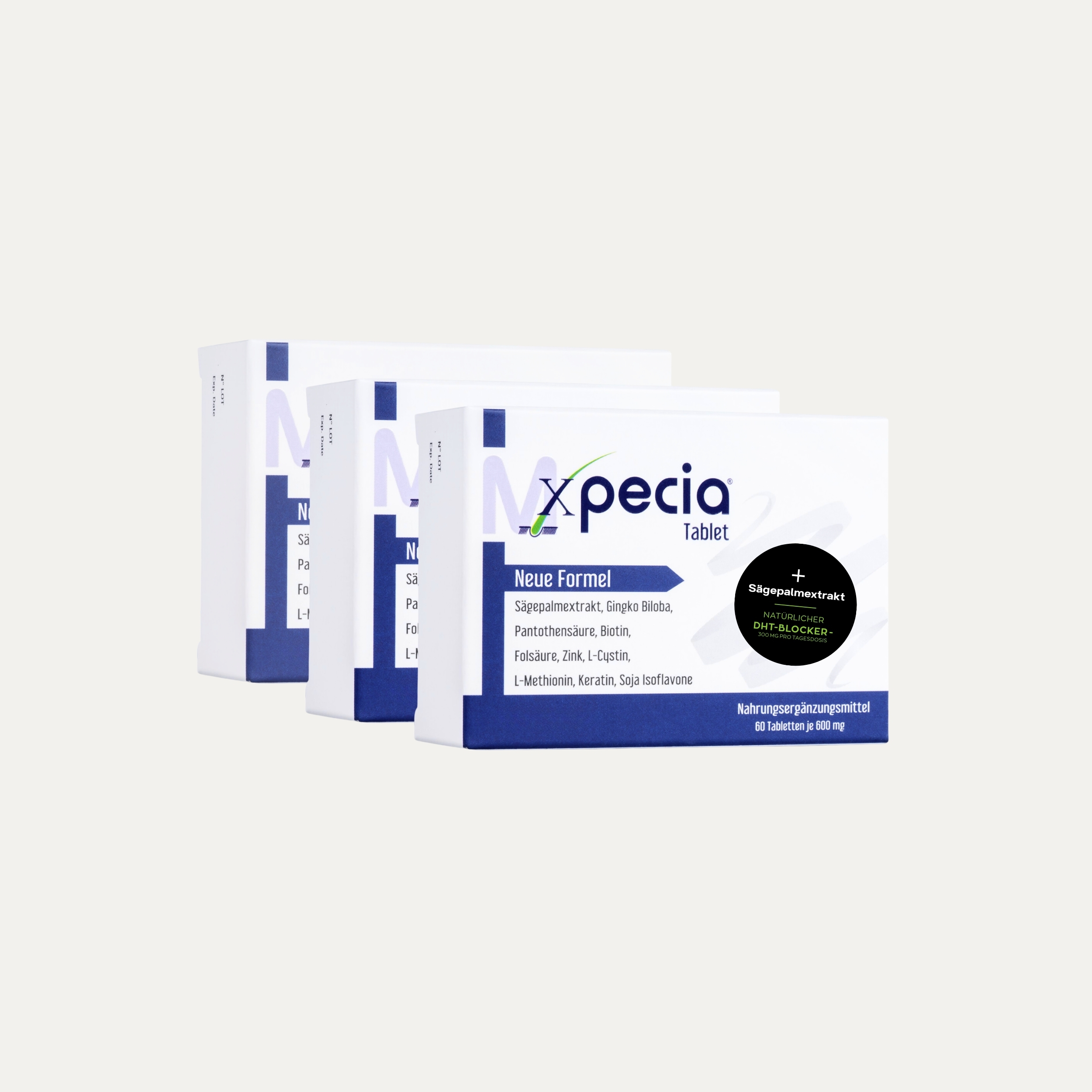Comprimés pour Homme – Pack Avantage 3 Mois – 3 x 60 comprimés (180 unités)