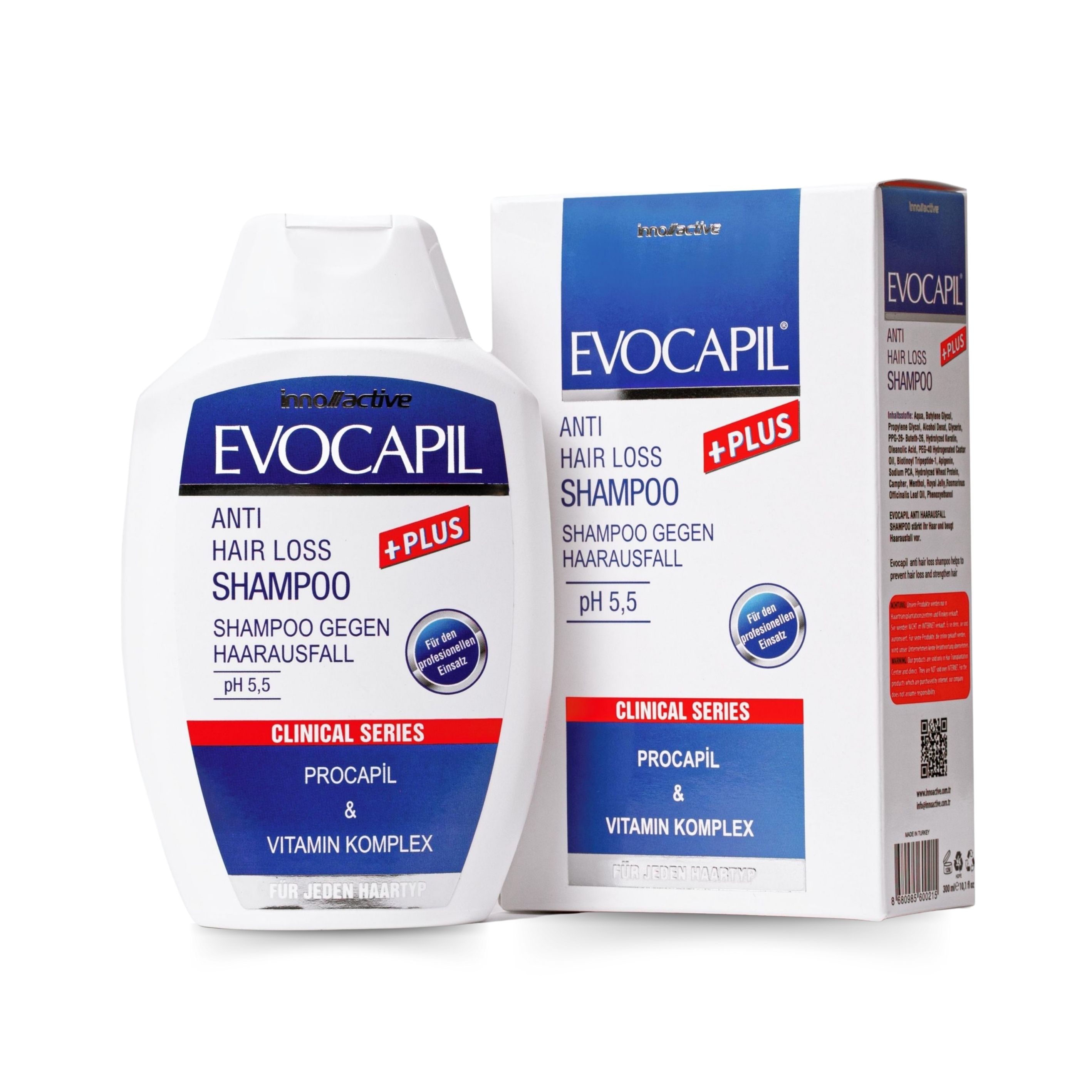 Evocapil Plus Anti-Haarausfall Shampoo 3 Stück