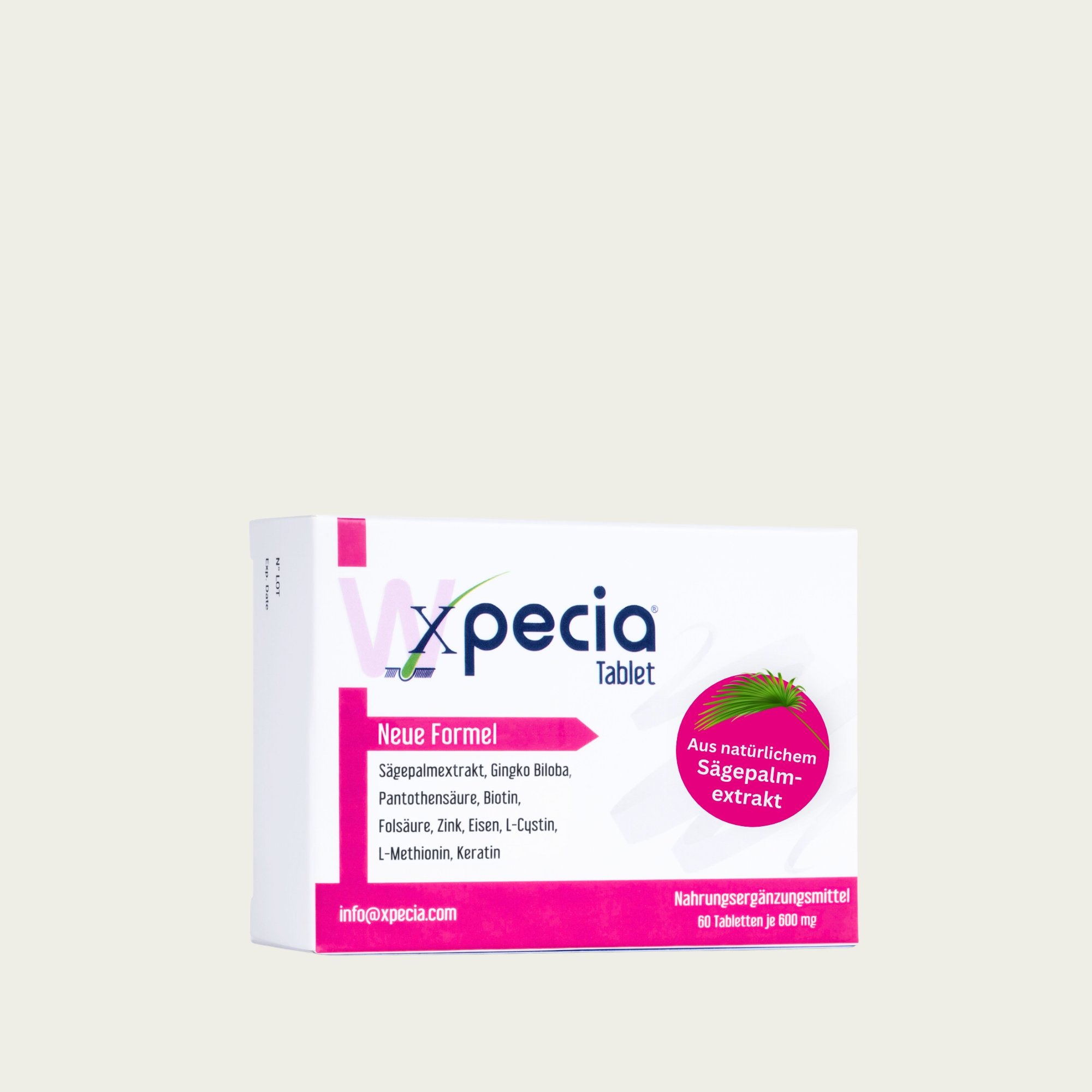 Xpecia Tabletten für Frauen – Bei Haarausfall durch Hormone, Stress oder Nährstoffmangel - 1 Stück