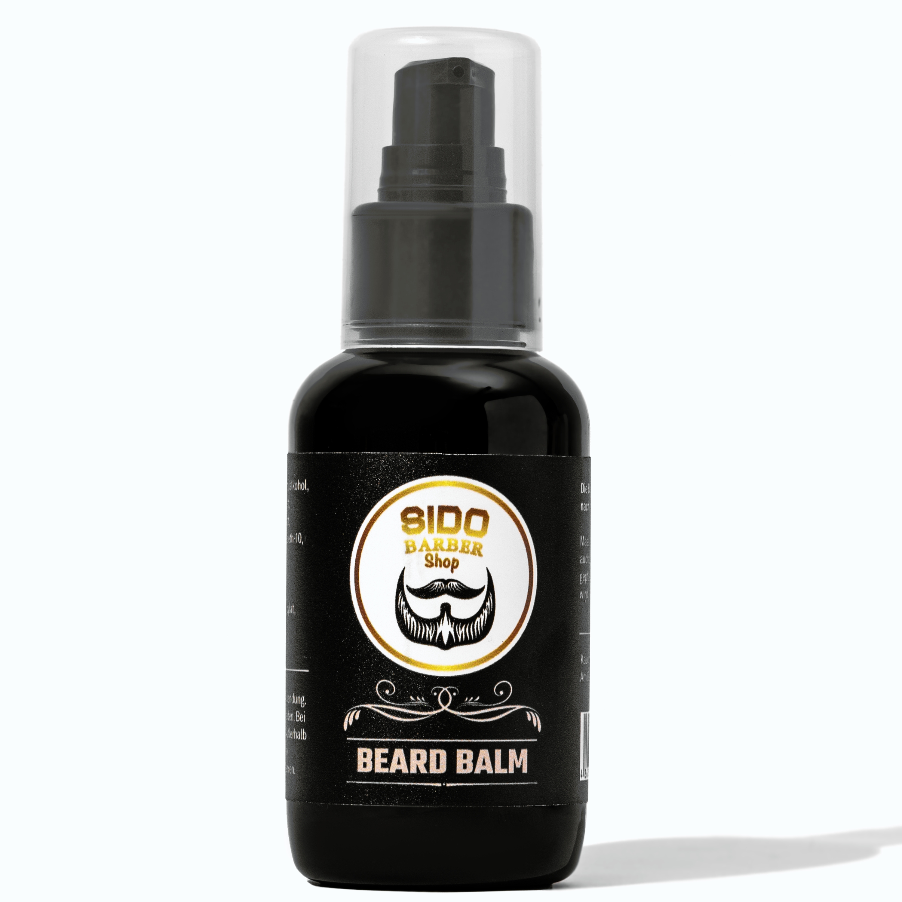 SIDO BARBER After Shave Balsam mit Aloe Vera (100ml, Zitrusduft) - Bart Balsam zur Pflege & nach der Rasur - Aftershave Beard Balm für Herren mit Kokosöl & Jojoba Öl - Bart Creme for Men