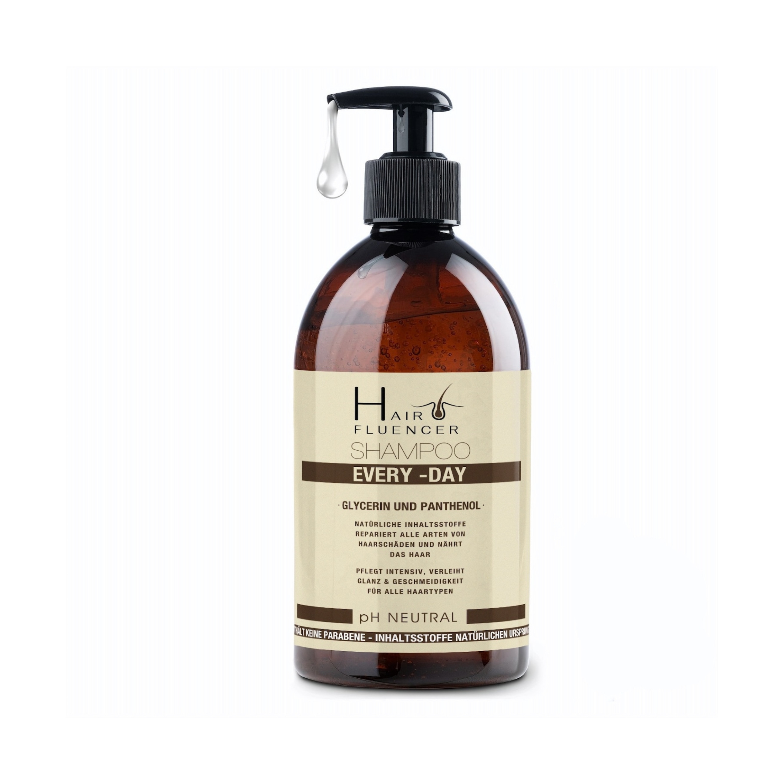 Hairfluencer Every Day Shampoo pH 5.5 mit Panthenol und Glycerin