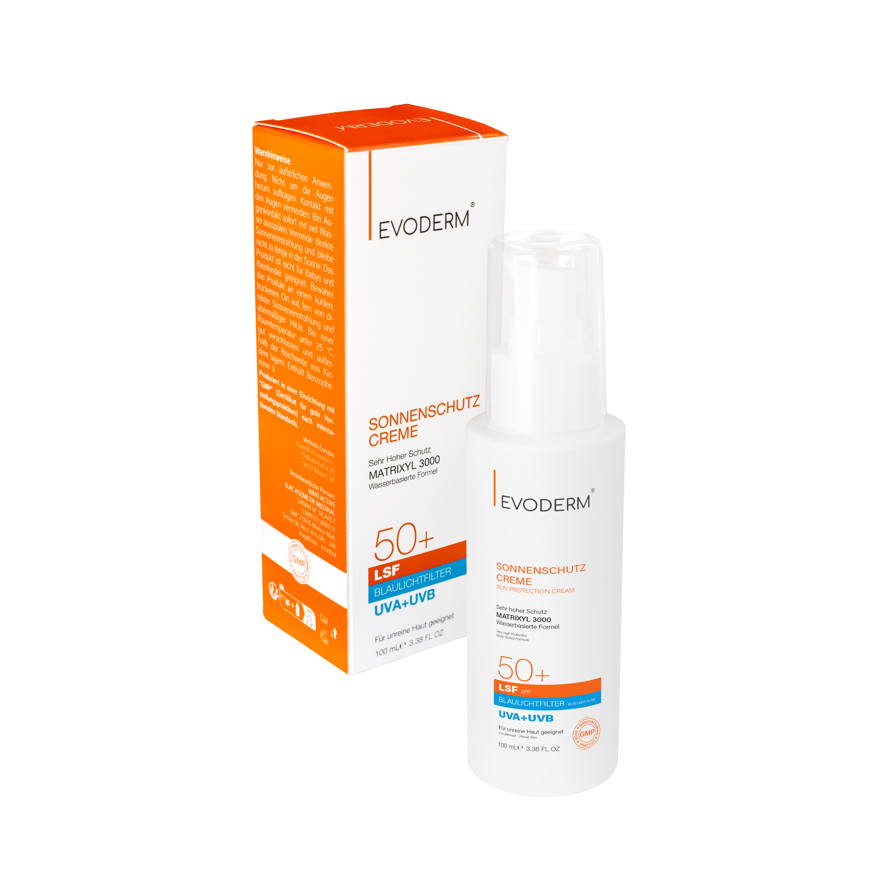 EVODERM Sonnenschutzcreme LSF 50+