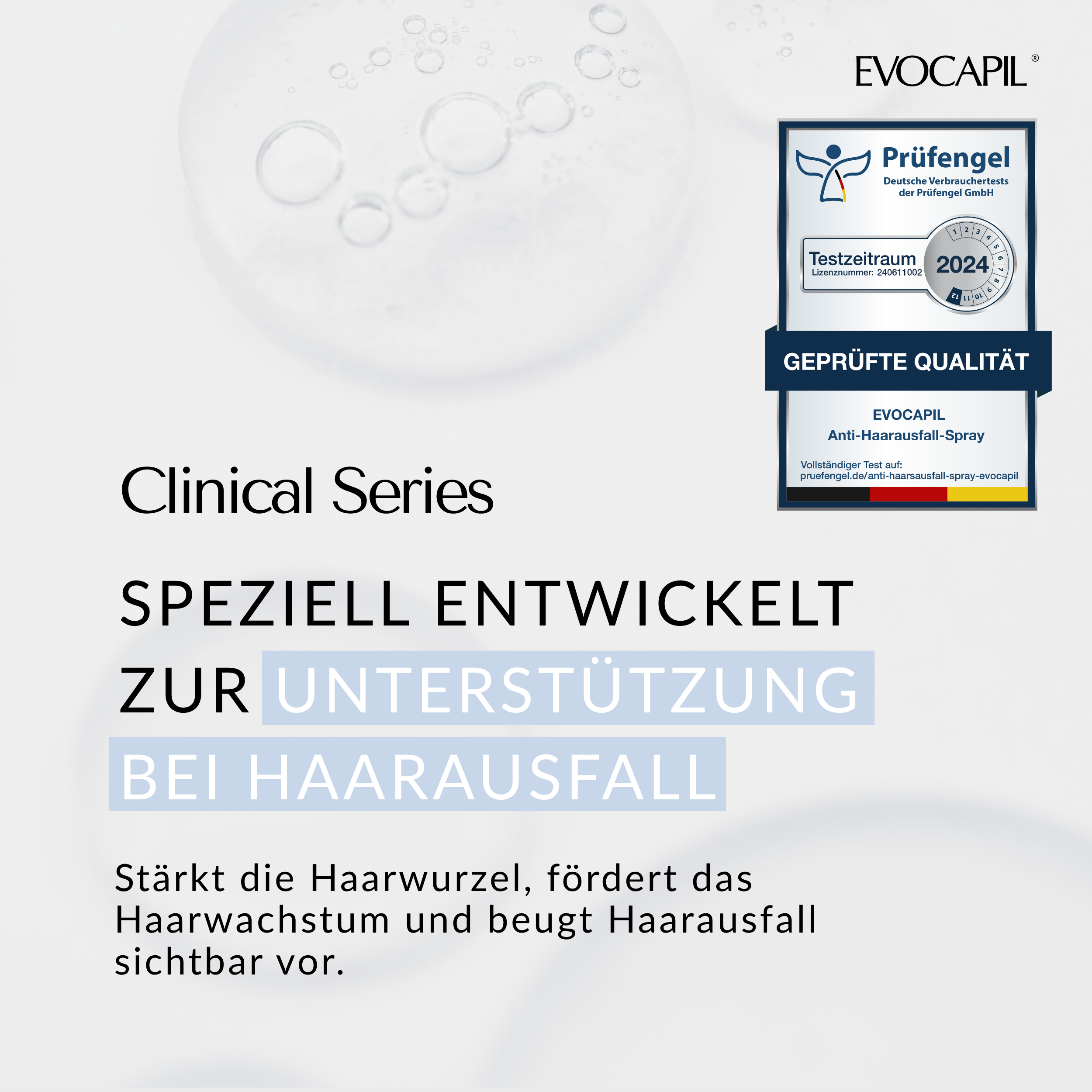 Evocapil Spray Anti-Chute +Plus, lot de 3 (3 x 60 ml)