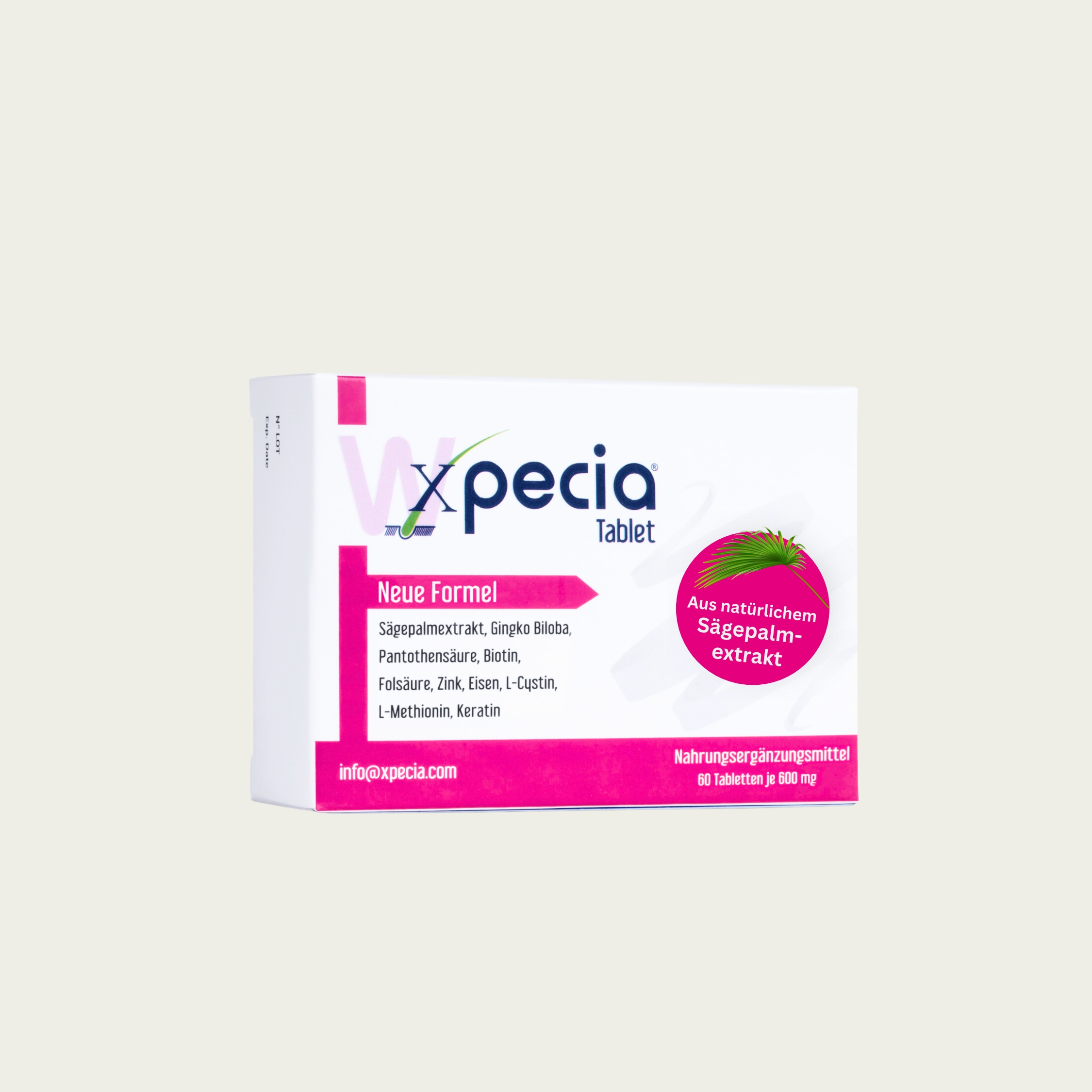 Xpecia Tabletten für Frauen – Bei Haarausfall durch Hormone, Stress oder Nährstoffmangel