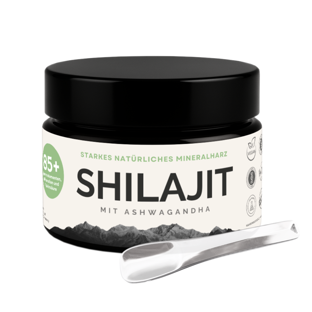Shilajit – Original Himalaya Harz mit Ashwagandha