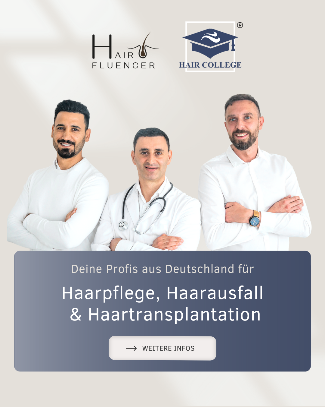 Dein Ansprechpartner in Deutschland für professionelle Haarpflege, Haarausfall und Haartransplantation