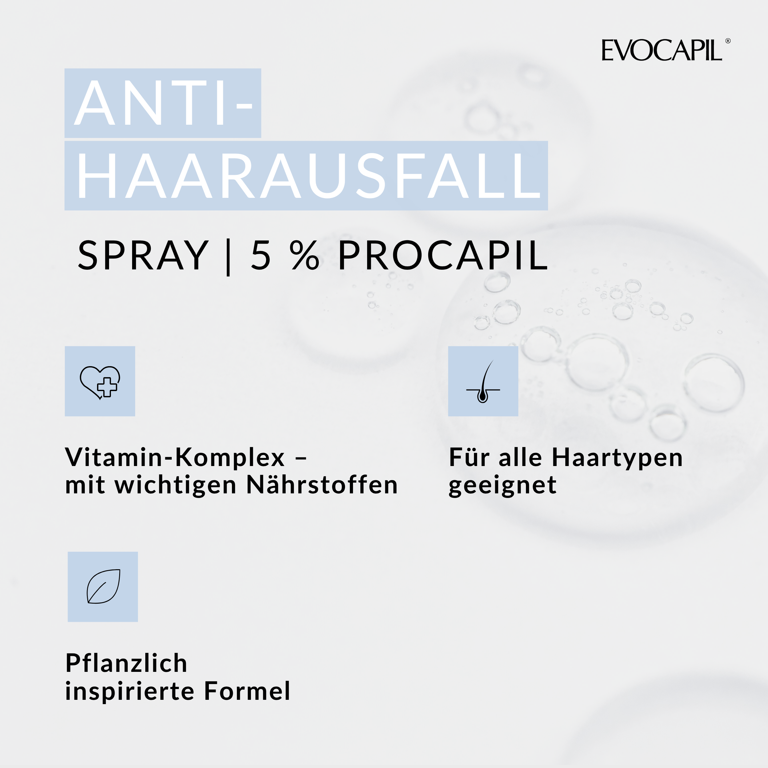 Evocapil Plus Anti-Haarausfall-Spray 6 Stück