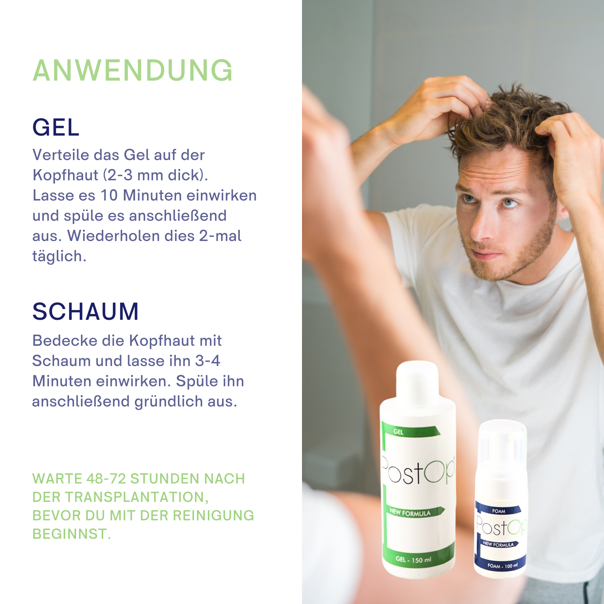 PostOP Set (Nach Haartransplantation)