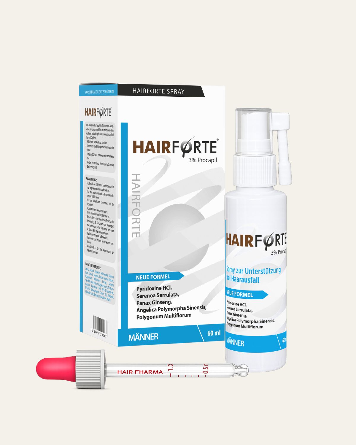 Hairforte Spray 3% Procapil für Männer