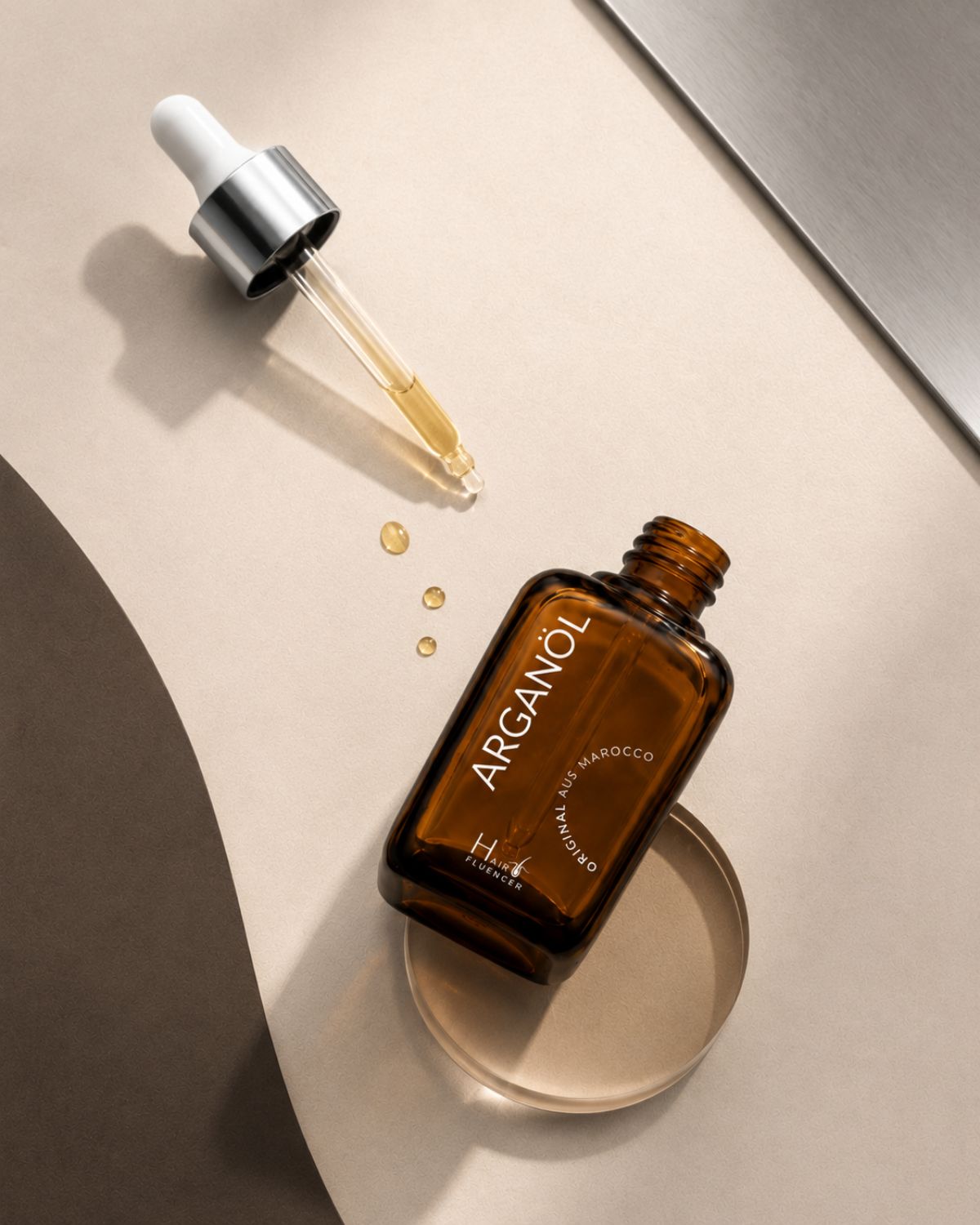 Olio di Argan Hairfluencer – Puro, Spremuto a Freddo, 50 ml