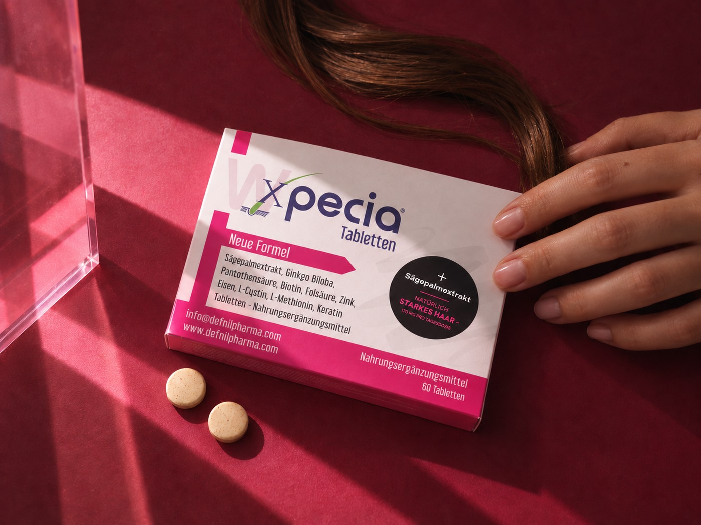Mit Eisen, Biotin, Zink und Sägepalme