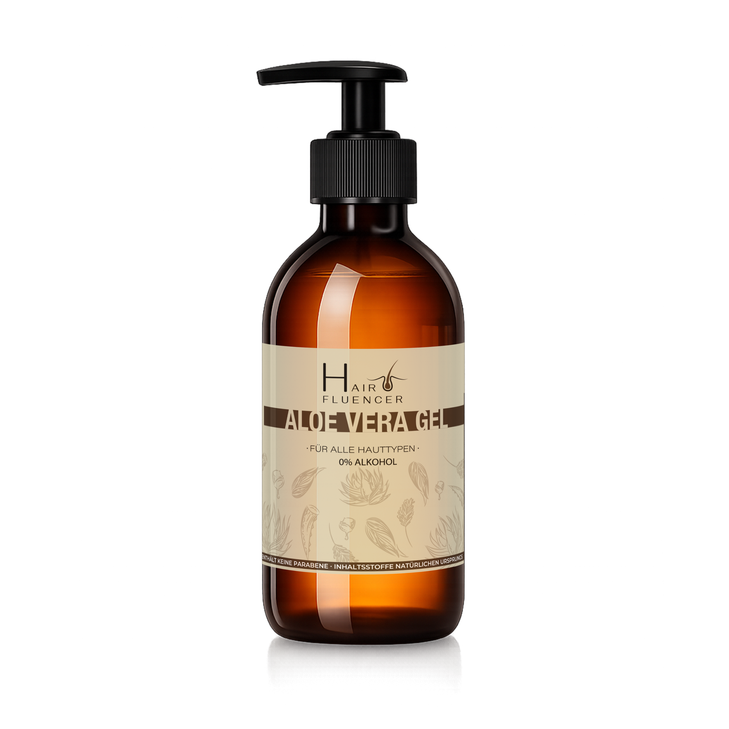 Hairfluencer Gel di Aloe Vera, 100% succo di foglia, 250 ml