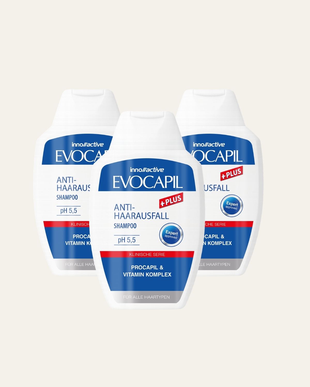 Evocapil Shampoo Lenitivo +Plus, Confezione da 3 (3x 300 ml)
