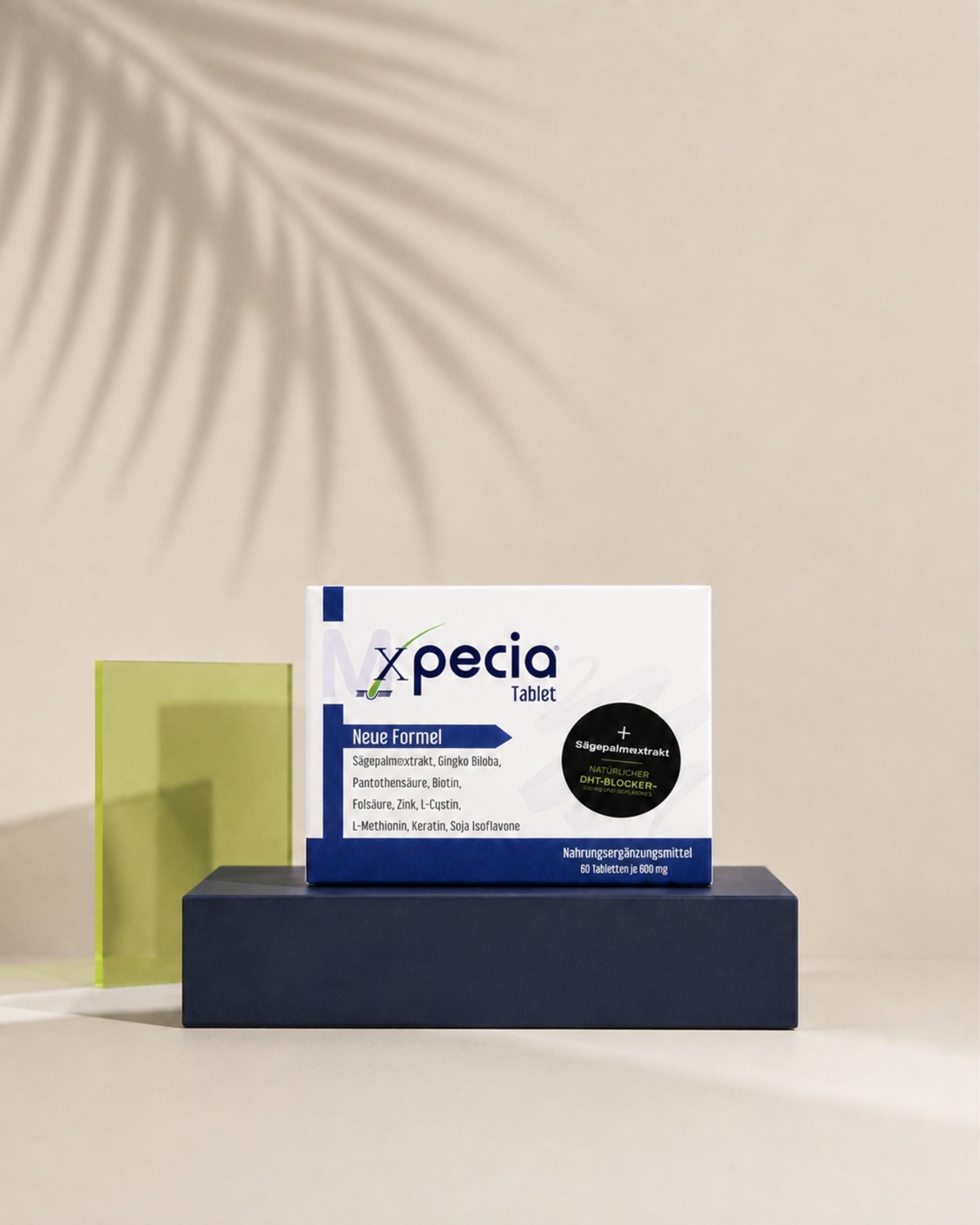 Xpecia Comprimés pour Homme – Complément Alimentaire à la Biotine et au Zinc pour vos Cheveux – 60 comprimés