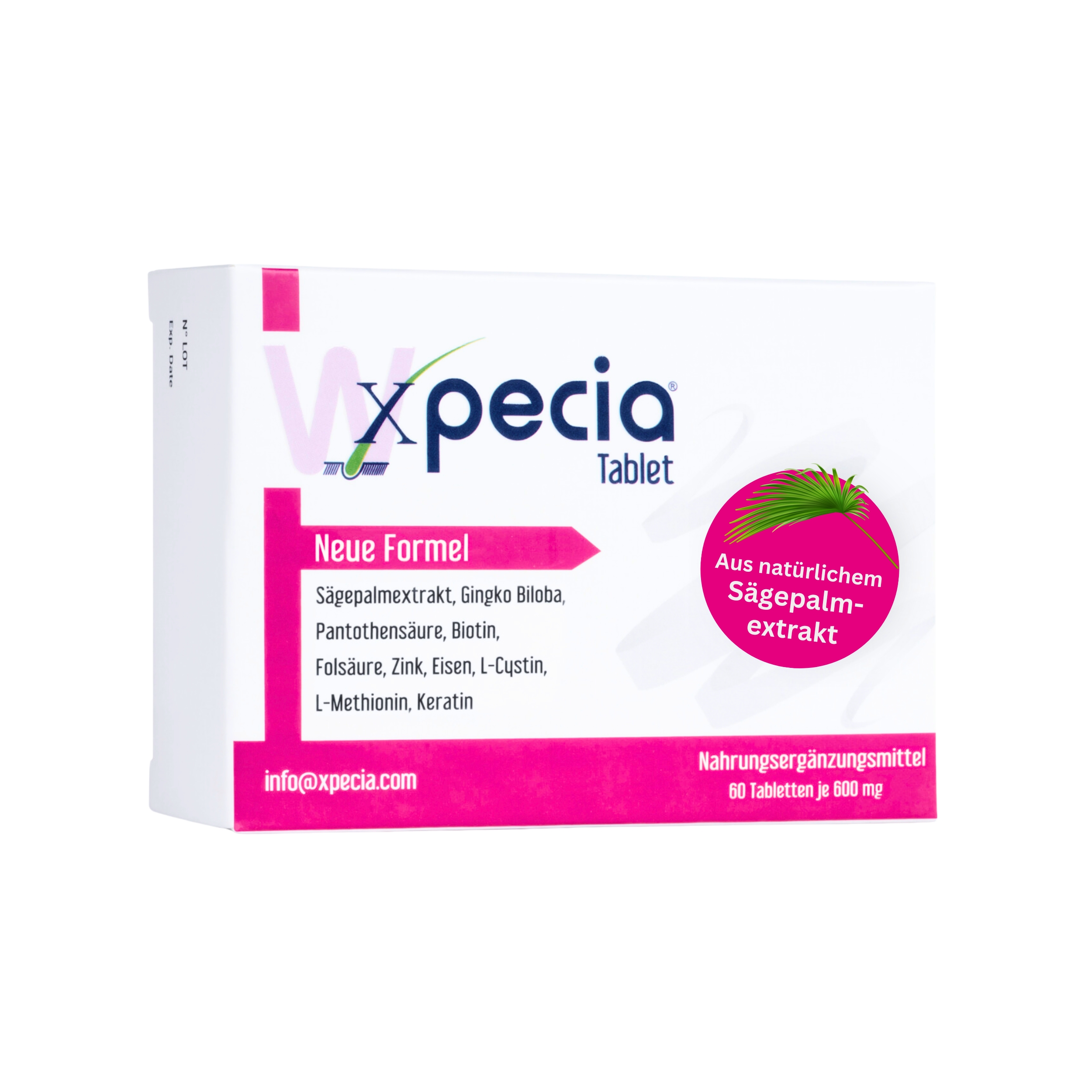 Xpecia Tabletten für Frauen – Bei Haarausfall durch Hormone, Stress oder Nährstoffmangel - 6 Stück