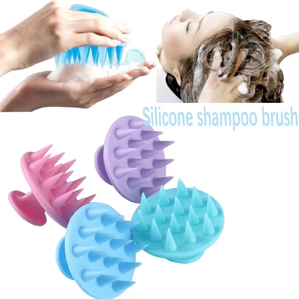 Hairfluencer - Kopfmassage Bürste [Nass & Trocken] - Massagebürste Haare für Damen und Herren - Scalp Massager für Pflege der Haarwurzel und Stimulation des Haarwachstums - Scalp Brush in rosa