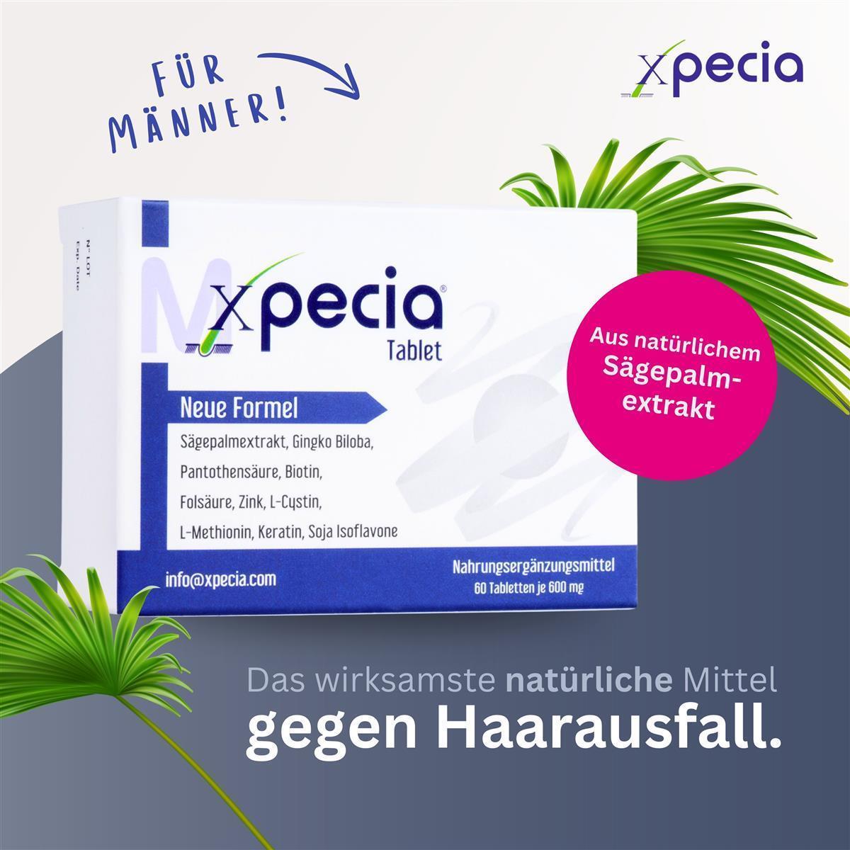 Xpecia für Männer – DHT-Blocker gegen Haarausfall